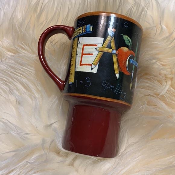Teacher travel mug with lid. Math art history - Picture 4 of 13